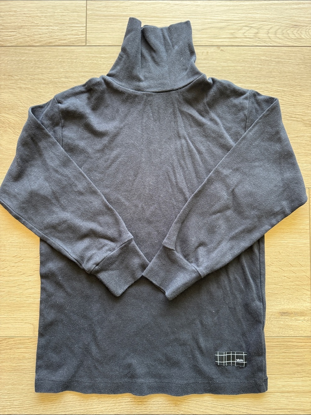 Molo Kids Charcoal Turtleneck Longsleeve